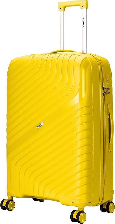 29" Large Suitcase Luggage Large Suitcase 4 Wheels Lightweight 20kg - 23kg Hardshell Polypropylene with Combination Lock + Telescopic Handle Travel Case Hard Shell XL 102L Black