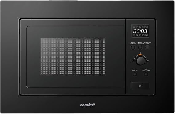 COMFEE CBMAG820BJL-BK 20-litre built-in microwave with grill, digital controls, 8 power levels, quick defrost and 8 automatic menus, black Visit the store Comfee