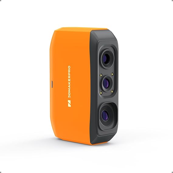 3DMakerpro Fox 3D Scanner for 3D Printer Handheld with AI 0.07 mm Precision