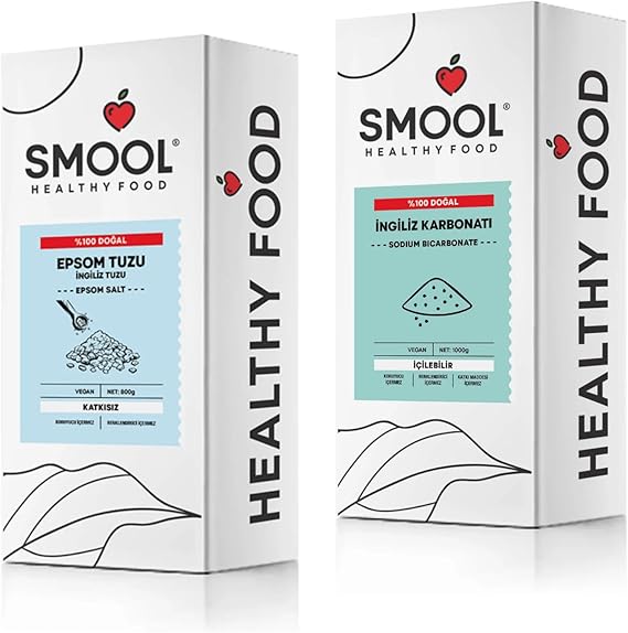 2'lİ Set İngİlİz Karbonati (1000 Gr) + Epsom Tuzu (800 Gr)