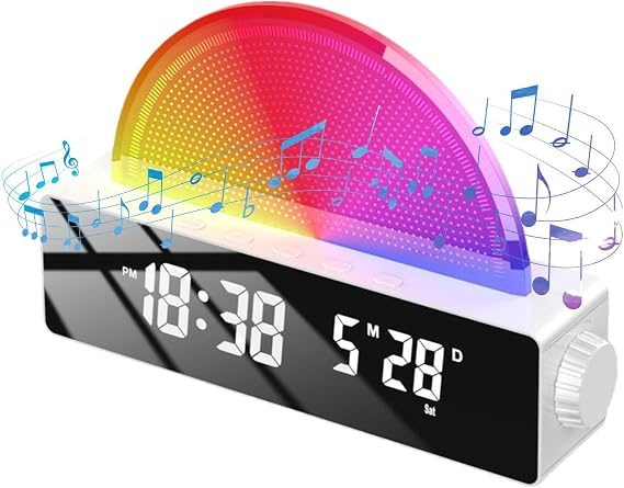 Kids Alarm Clock Sunrise Sunrise Simulation Multi-Color Light