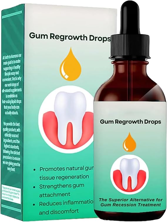 Gum Regrowth Drops | Gum Repair for Receding Gums | 30ml Gum Repair Gel Gum Regrowth Oral Care Drops for Receding Gums, Gum Repair Regrowth