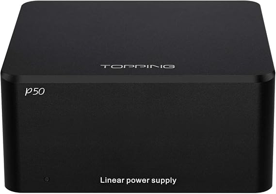 Topping P50 Linear Power Supply for Topping D50/D50s/DX3 Pro/A50 Black