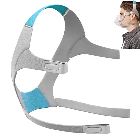 F20 Headgear for AirFit/AirTouch, Adjustable Cpap Mask Headgear, Unisex Soft Comfortable F20 Mask Strap, Cpap Accessories Durable Replacement Head Strap, L Size For Big Face
