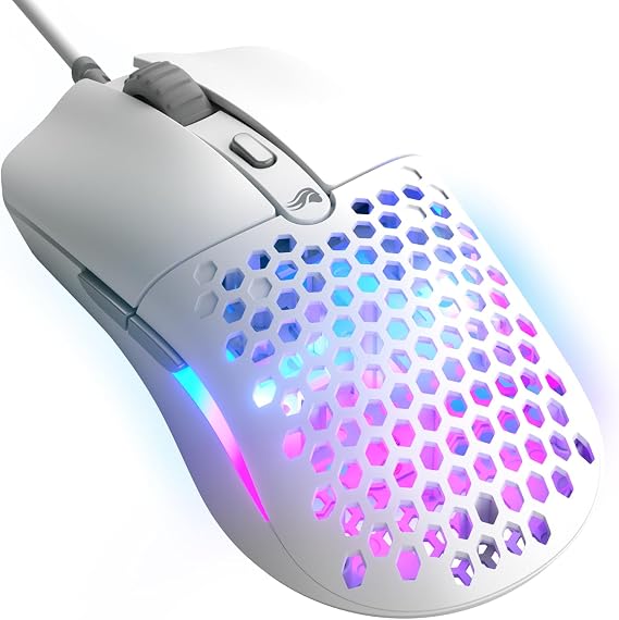 GLORIOUS Model O Eternal Wired Gaming Mouse (White)