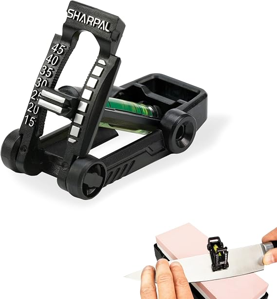 SHARPAL 194H Holdbubble Whetstone Knife Sharpening Stone Angle Guide Chisel Sharpening Guide Knife Blade Angle Meter Knife Sharpening Trainer Angle 15°～45°