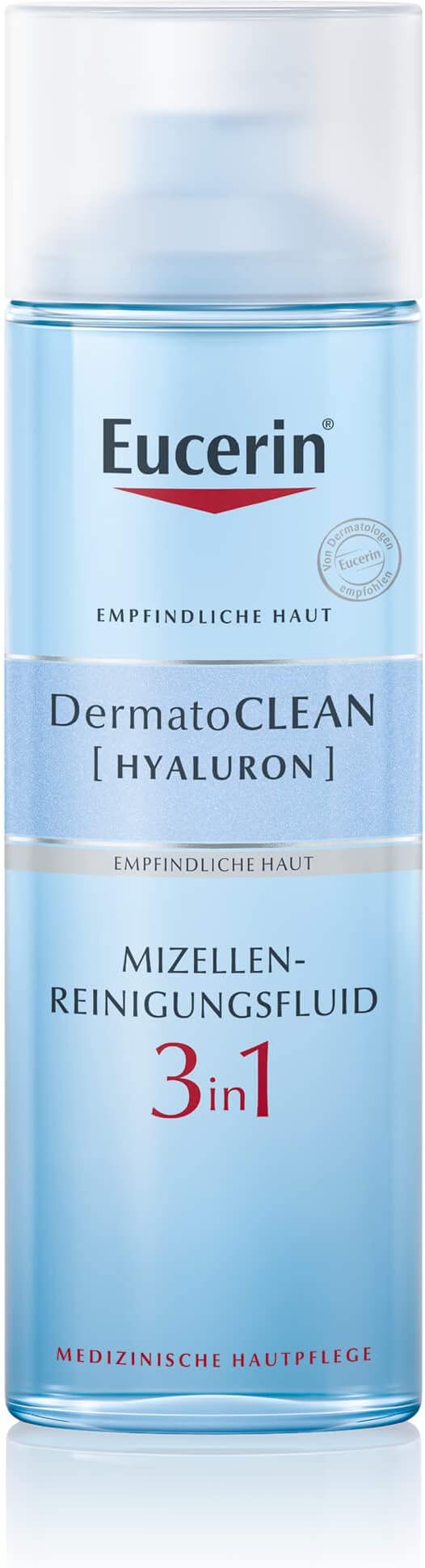 Eucerin DermatoClean Hyal. Mizellen Reinigung 3in1, 200 ml Solution