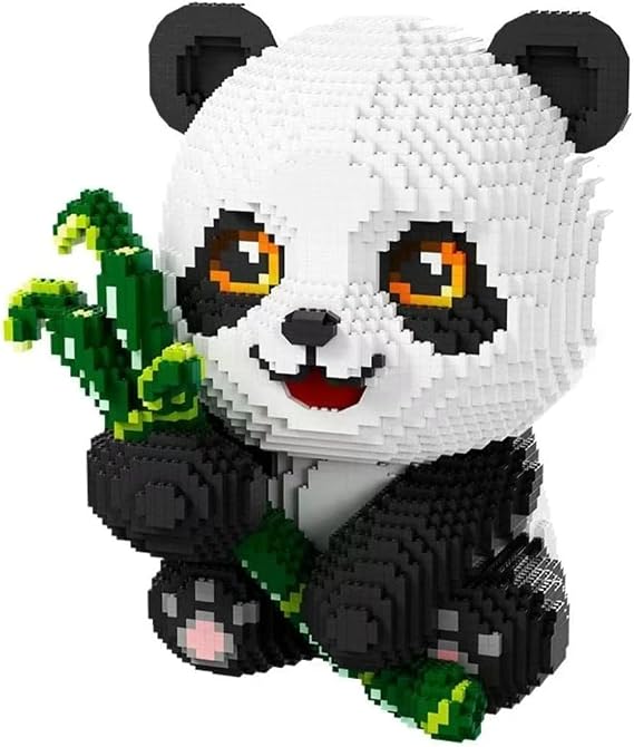 Panda Micro Building Blocks Set, 10000+ PCS Cute Panda Model Building Kit, Bricks Animal Toy Gift for Adults, Not Compatible with Major Brands