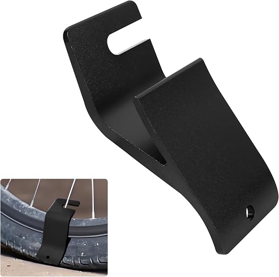 wuyaoyao Motorcycle Tire Bead Installation Holder Hook, Off-Road Tire Installation Removal Assistance Tool, Dirt Bike Tyre Changing Tools, Bead Buddy Tires Tool, Motorcycle Accessories (Black)