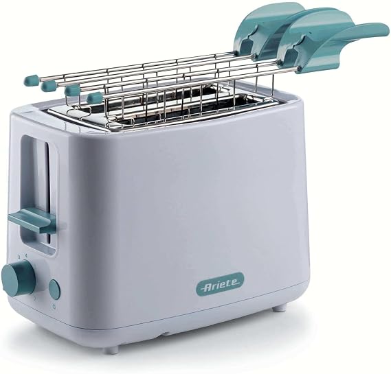 ARIETE 0157/04 Breakfast TOSTAPANE Electric 2 FETTE 7 LIVELLI DI DORATURA ESPULSIONE AUTOMATICA 760W White Brand