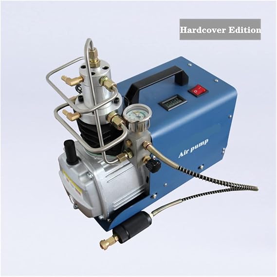 1.8KW 300Bar 30Mpa 4500Psi 電動エアーコンプレッサー高圧エアーポンプ空気圧エアガンライフル PCP インフレータ 耐久性に優れるHardcover version