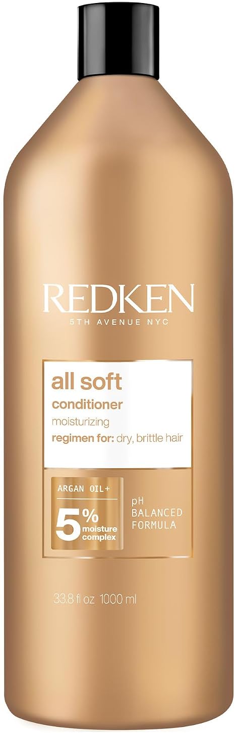 REDKEN Conditioner, For Dry Hair, Argan Oil, Intense Softness and Shine, All Soft