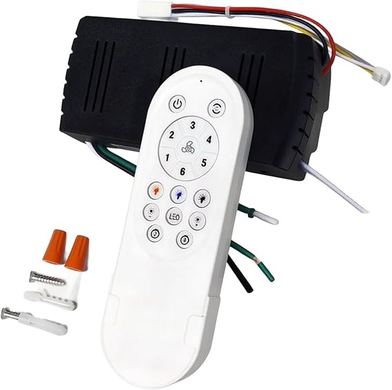 Ceiling Fan Light Remote Control and Receiver Kit