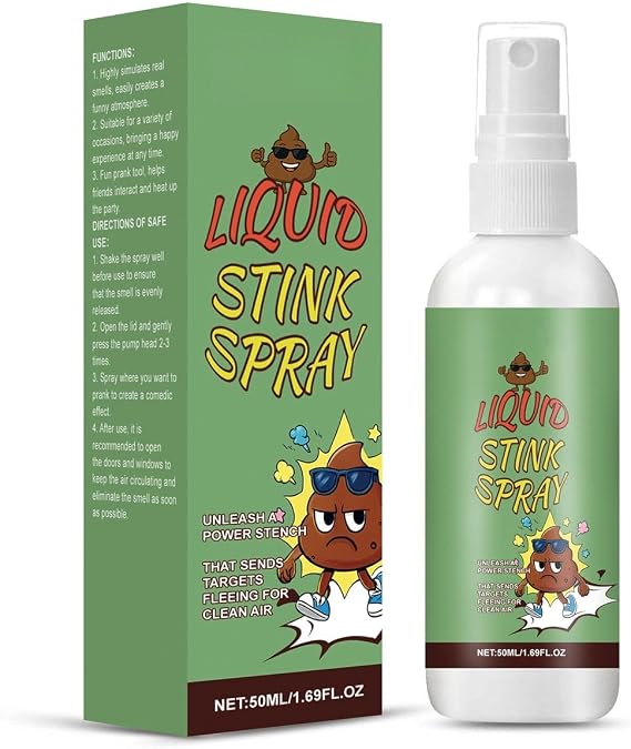 Spray Extra Strong - Fart Bomb 50ml - Liquid Assfart Spray - Smells Like Really 'Bad' - Stink Bomb - Stink Bomb - Hilarious & Pranks for Adults or Kids (Mint Green, 50ml)