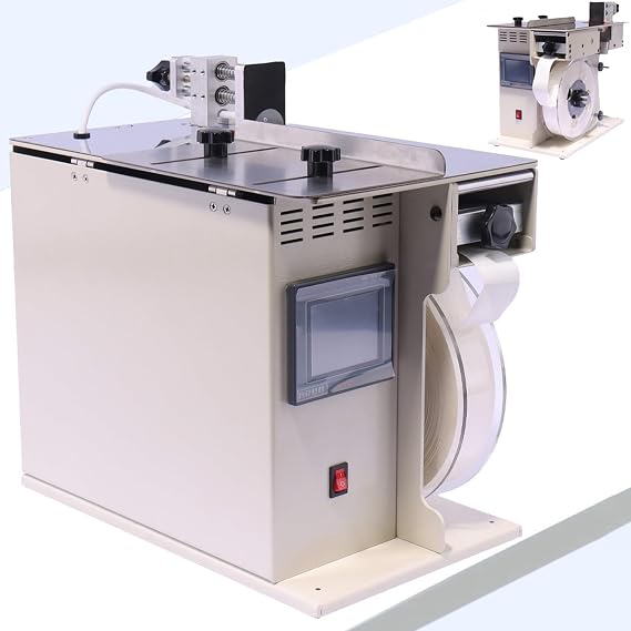 Adjustable Semi-Automatic Labeling Machine with Touch Screen Display, 90° Corner Applicator for Various Seal Types