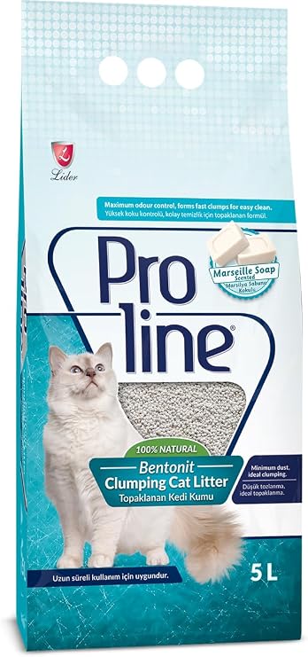 Proline Bentonit Sabun Kokulu Kedi Kumu, 5 L
