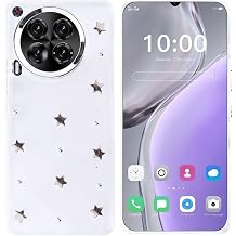 Tekno Tecno Camon 30 (CL6) Compatible Case Transparent Pole Cover Star with Silvery Pattern with Airbag Design