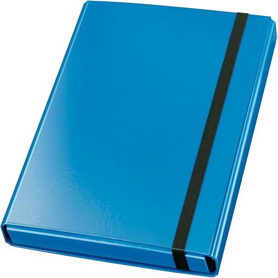 VELOFLEX VELOCOLOR Collection Box DIN A4 with Elastic Band Blue