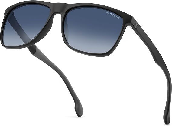 PUKCLAR Men's Polarised Classic Square Fishing Outdoor Sunglasses