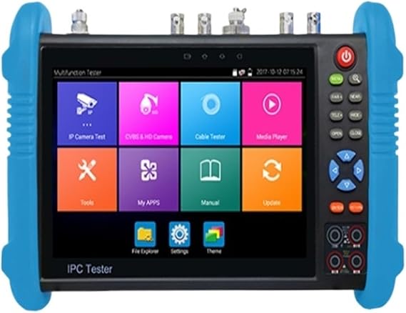 IPC-9800 Pro Full HD 8MP Cvi Tvi Ahd Cvbs Monitor Camera IP X7inch IPS Touch Screen PTZ Control CCTV Tester(IPC-9800 Pro)