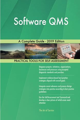 Software QMS A Complete Guide - 2019 Edition