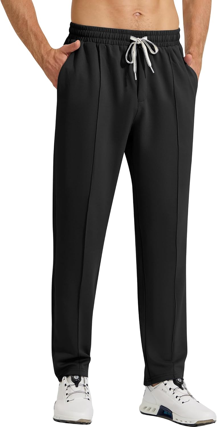 Gaiatiger Mens Joggers Tracksuit Bottoms Jogging Trousers with Pockets Drawstring Casual Sport Sweatpants for Running Gym Workout