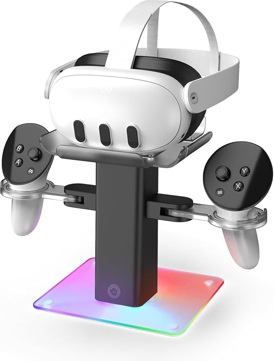 Charging Dock for Meta Quest 3S/ 3/2 Accessories, Type C Charging Port