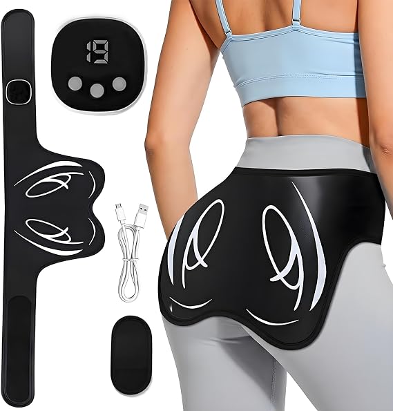 EMS Hip trainer,Butt Muscle Stimulator,ABS Trainer,8 Modes 19 Levels