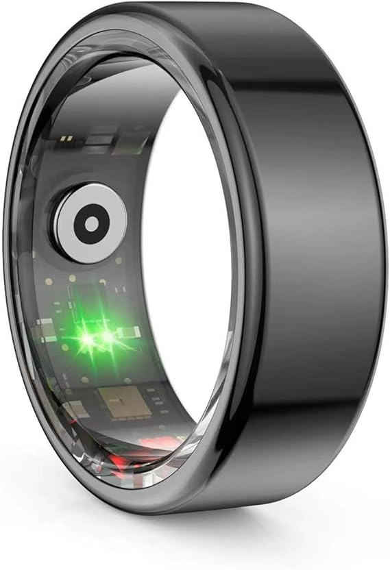 Smart Ring for Men and Women - IP68 Waterproof Health Ring With Sleep, Heart Rate, Blood Pressure, Oxygen Monitor, Fitness Tracker, Pedometer, Calories Counter, Black #9