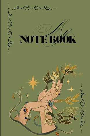 Olive green notebook