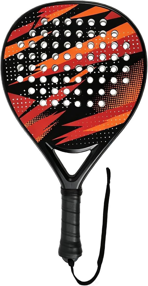 Carbon Padel Racket for Beginners Frame Fiber 330-350g