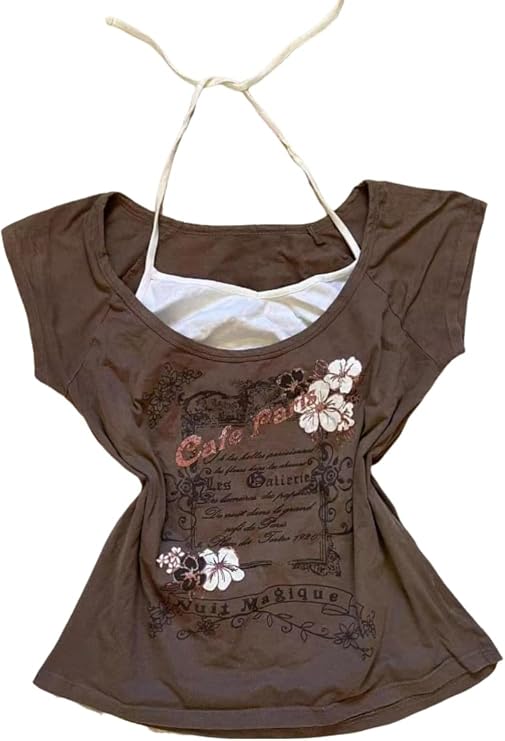 Whimsy Twee Clothes Whimsigoth Graphic Guitar Top Y2k Grunge Streetwear Emo T Shirt