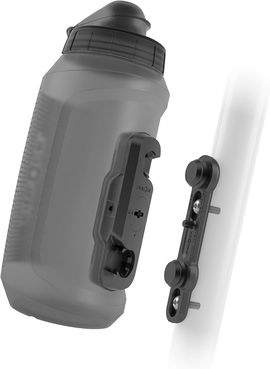 Fidlock Trinkflasche & Halterung TWIST Bottle Compact Grau Bike Base Set, 750ml, 09676-P01032(TBL)
