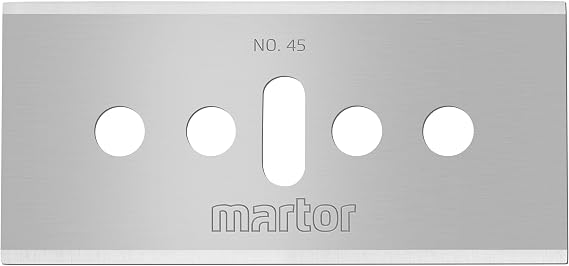MARTOR 10x Industrial Blade, Replacement Cutter Blades, 4-Way Usable