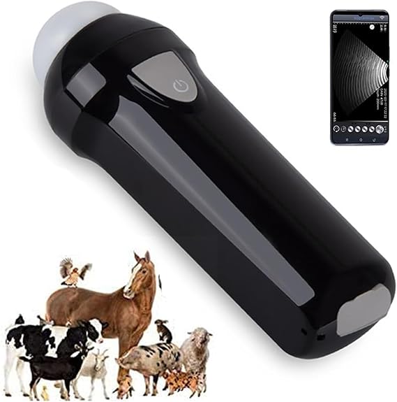 Veterinary Portable Ultrasound B Scanner Kit, Vet Portable Ultrasound Machine For Pigs And Sheep, Wireless Multi-Function Veterinary Ultrasound Machine For Farm Animals