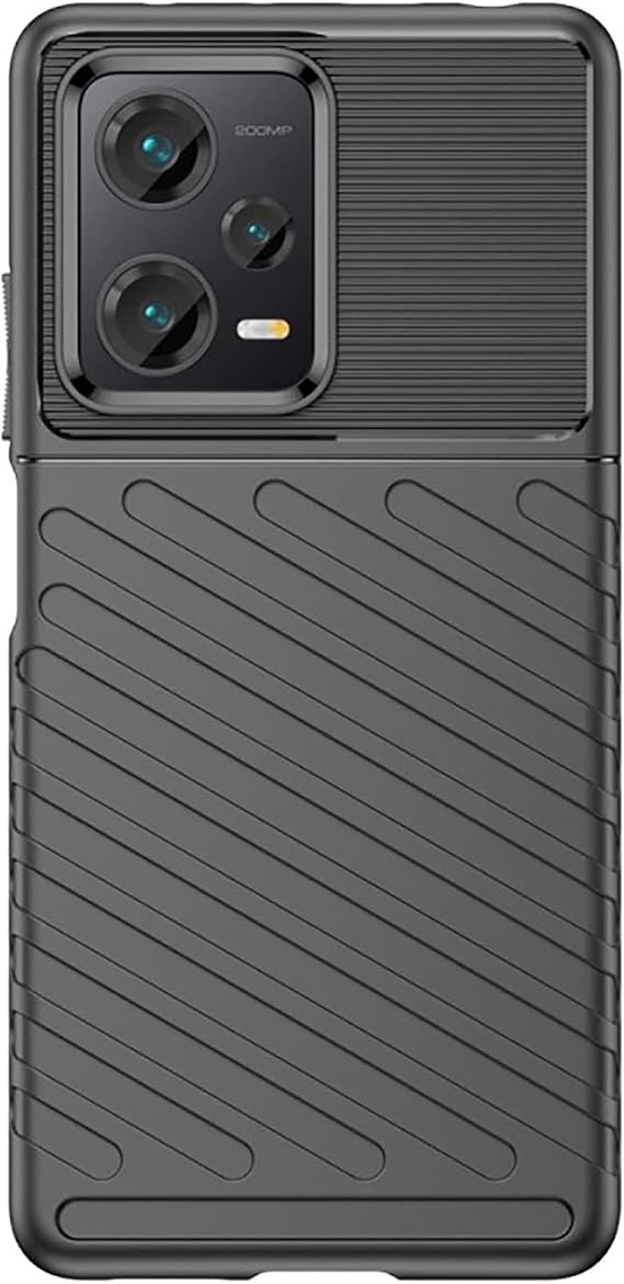 Microcase Xiaomi Redmi Note 12 Pro Plus Global Thunder Serisi Darbeye Dayanıklı Silikon Kılıf - AL3421