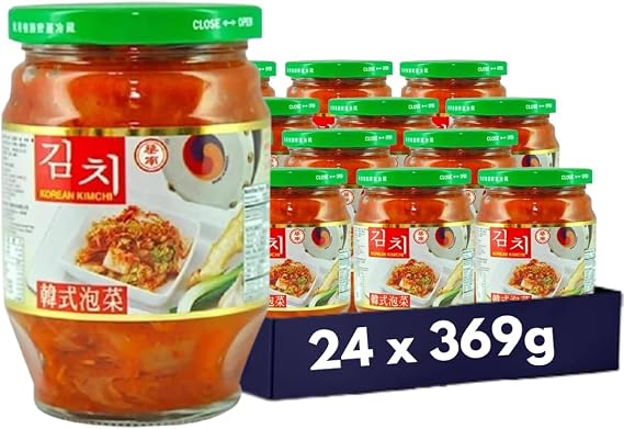 Kimchi 24x369g - Fermented cabbage, Product of Korea (24x369g)
