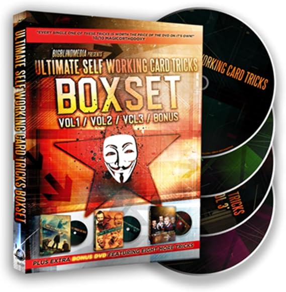 Ultimate Self Working Card Tricks Triple Volume Box Set by Big Blind Media | DVD | Card Magic