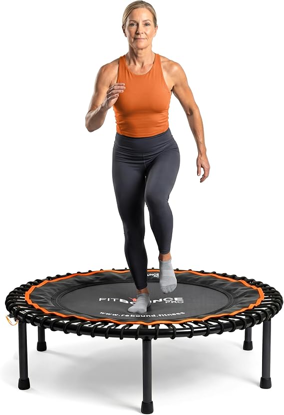Fits Bounce Pro II - Top Seller - Half Folding Ultra Quiet Bungee Sprung Mini Trampoline with DVD, Storage Bag & Bounce Counter