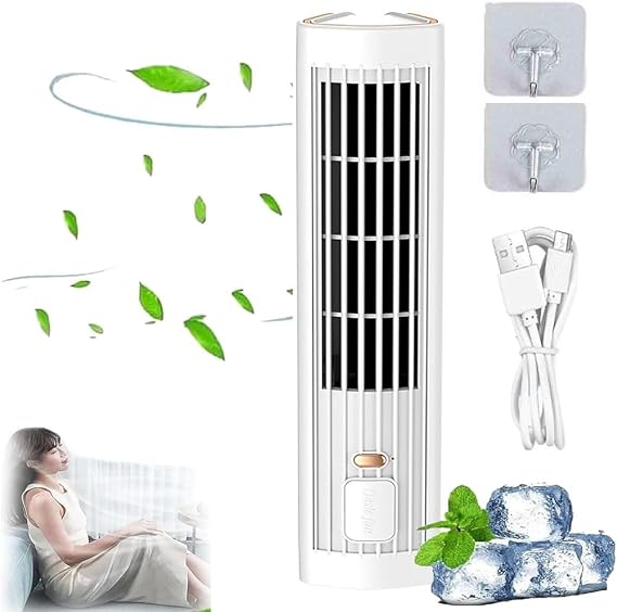 Coldeez Cooling Ace 5.0,Coldeez Cooling Ace Air Conditioner,Portable Air Conditioner,Cooling Ace with 3 Speeds, For Bedroom Office Bathroom (White) [Energy Class A]