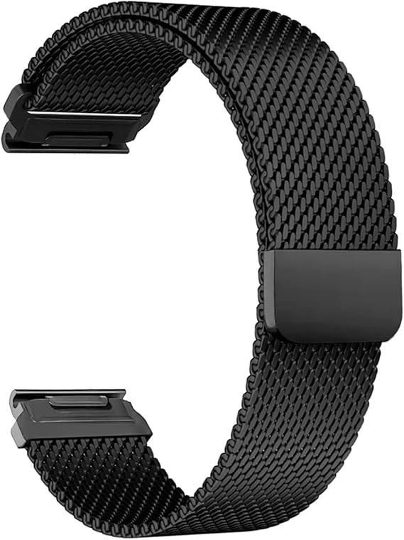 Garmin Instinct 2 Kordon Quickfit Manyetik Metal Hasır Yedek Kayış [Instinct 2 ile Uyumlu] -parent