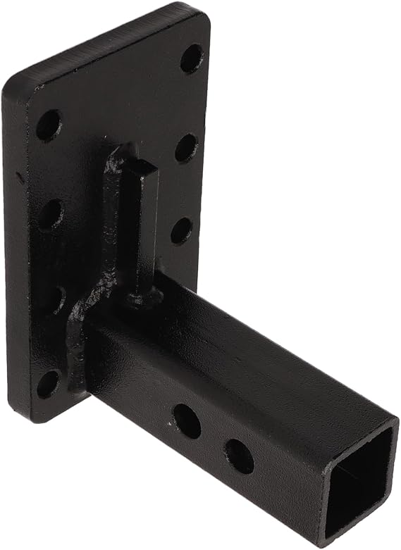 2 Inch Tow Hitch Receiver, Adjustable Pintle Mount 4410lbs High Strength Alloy Steel 3 Position 6.5 Inches Drop Hitch Receiver for Trailer Tractor