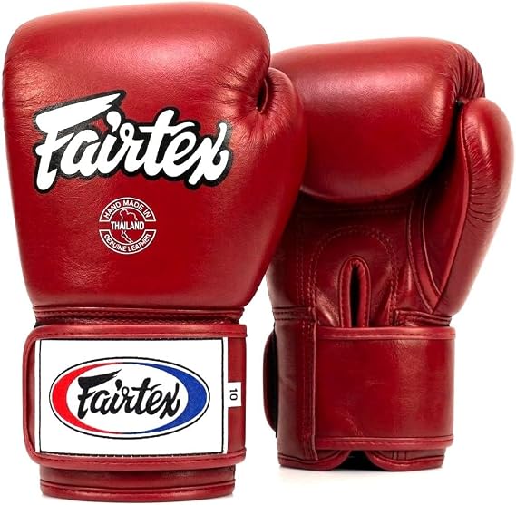 Fairtex BGV1 Boxing Gloves, Lightweight Shock Absorbent Muay Thai MMA Gear