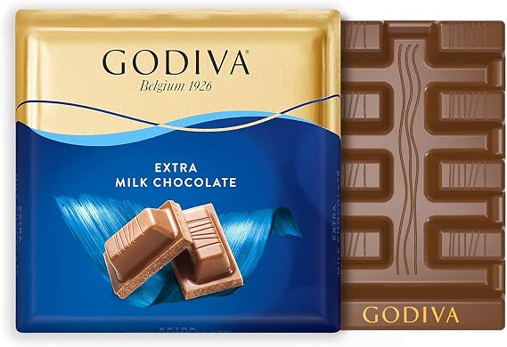 Godiva Bol Sütlü Kare Çikolata 60Gr