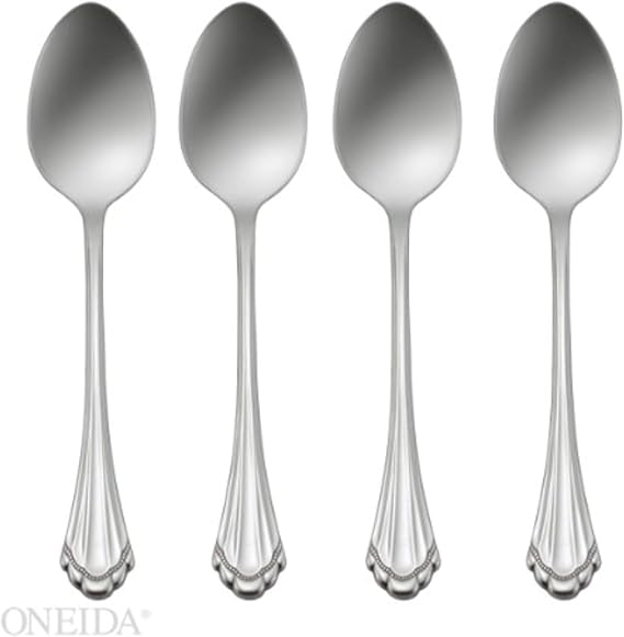 Oneida Flatware Marquette Teaspoons Set Of 4 by Oneida