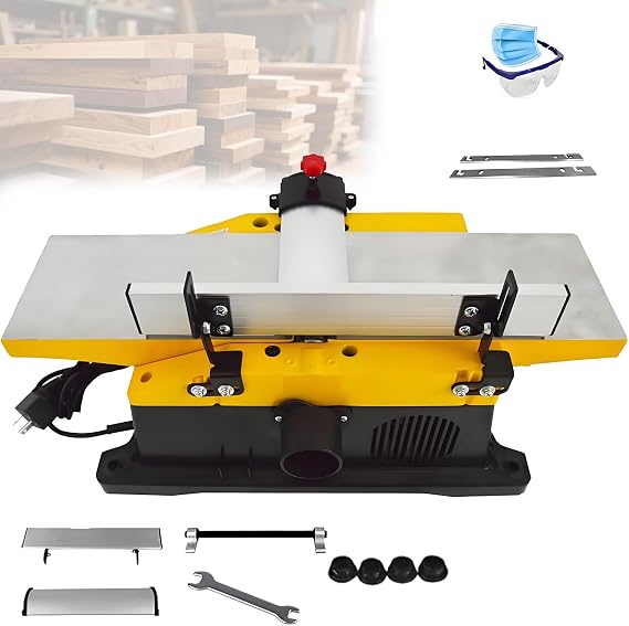 Multifunctional Benchtop Planer, 1800W Power, 12000RPM for Woodworking and Cutting