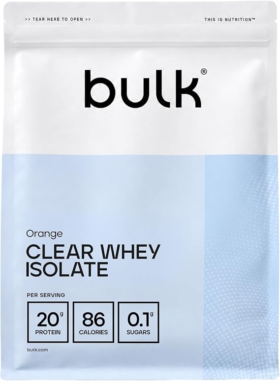 Bulk Clear Whey Isolate, Orange, 500g