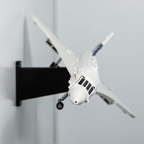 Wall Mount Hook for Lego 10318 Concorde Icons Set | Angled Wall Mount (Angled)
