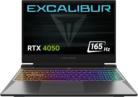 Casper Excalibur G870.1342-BVA0X-B Intel Core i5-13420H 16GB RAM 480GB NVME SSD 6GB RTX4050 Freedos Gaming Laptop