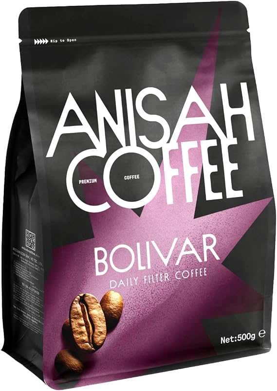 Anisah Coffee Bolivar Daily Öğütülmüş Filtre Kahve 500gr